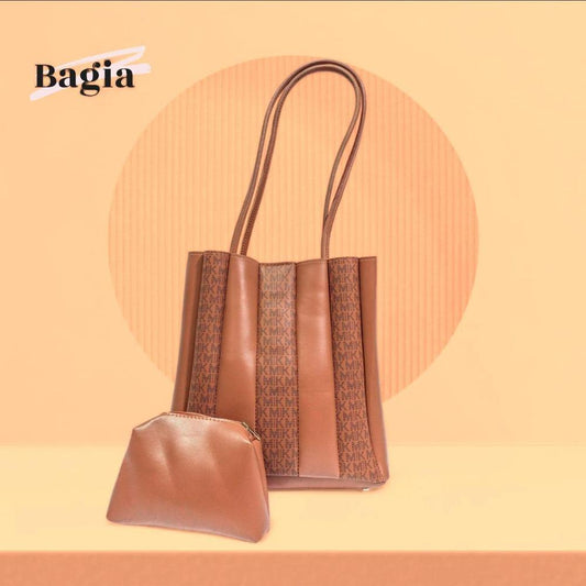 Women's PU Leather Plain Top Handle Tote