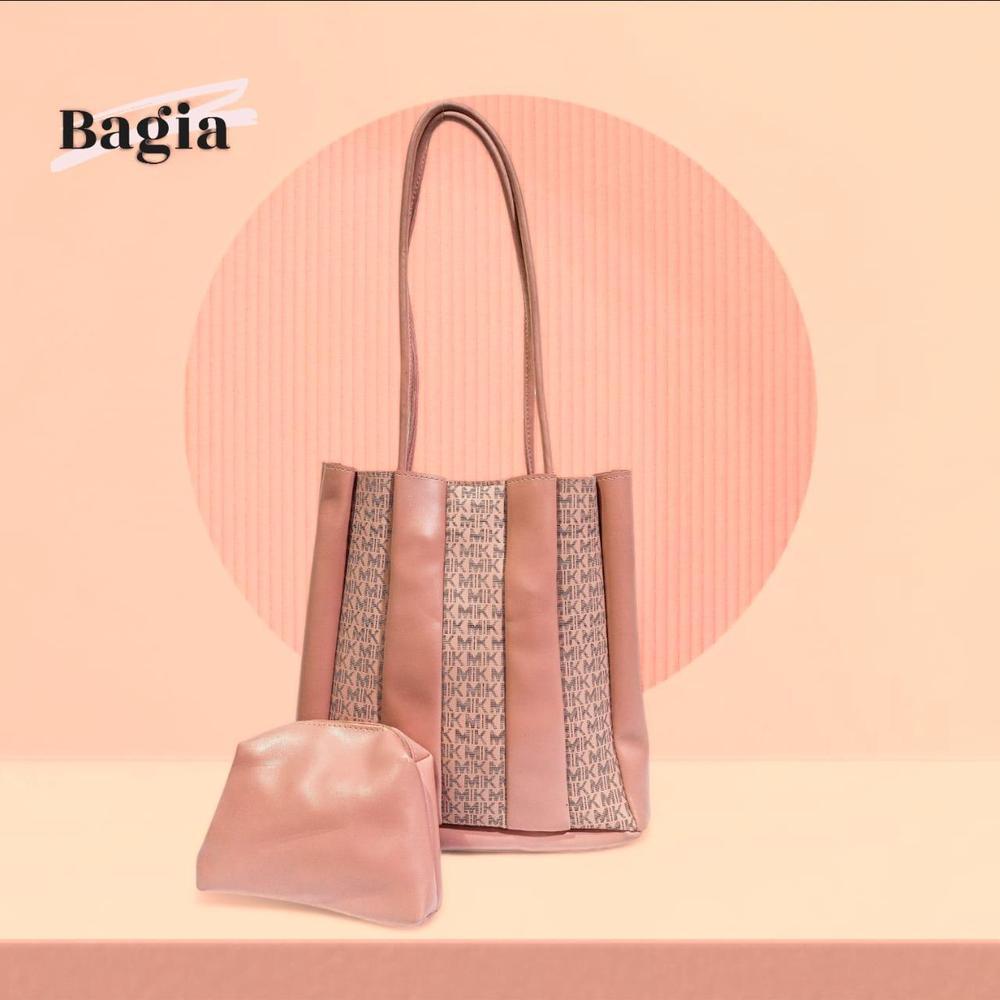 Women's PU Leather Plain Top Handle Tote