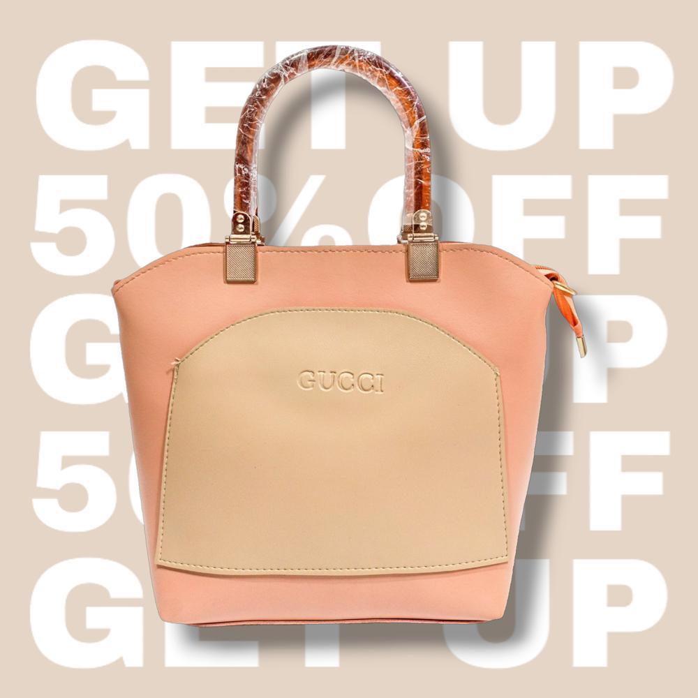Women's PU Leather Plain Handbag