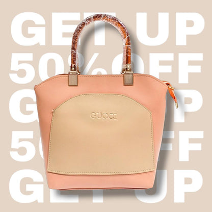 Women's PU Leather Plain Handbag