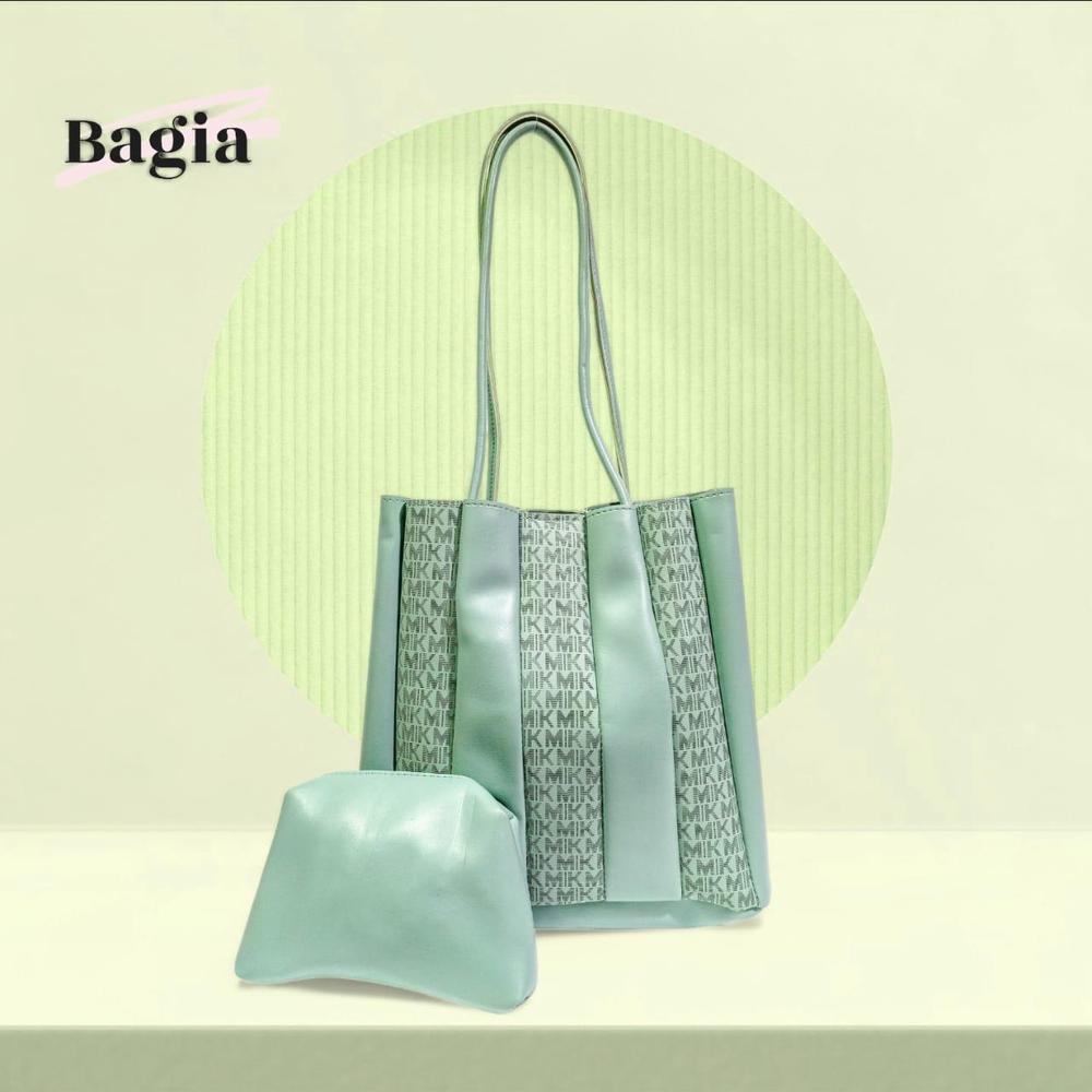 Women's PU Leather Plain Top Handle Tote