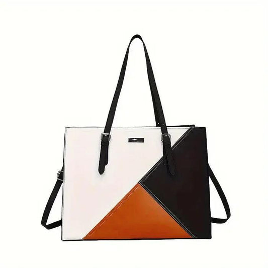 Women's PU Leather Plain Tote Bags