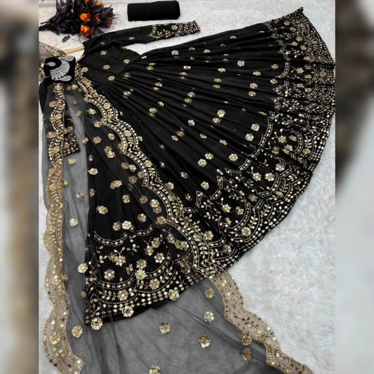 3 Pcs Women's Stitched Embroidered Maxi Suit