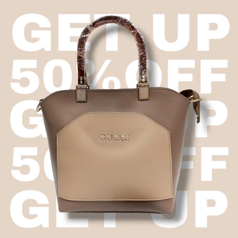 Women's PU Leather Plain Handbag