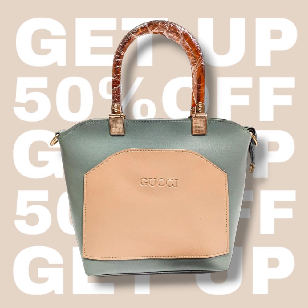 Women's PU Leather Plain Handbag