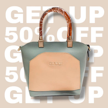 Women's PU Leather Plain Handbag