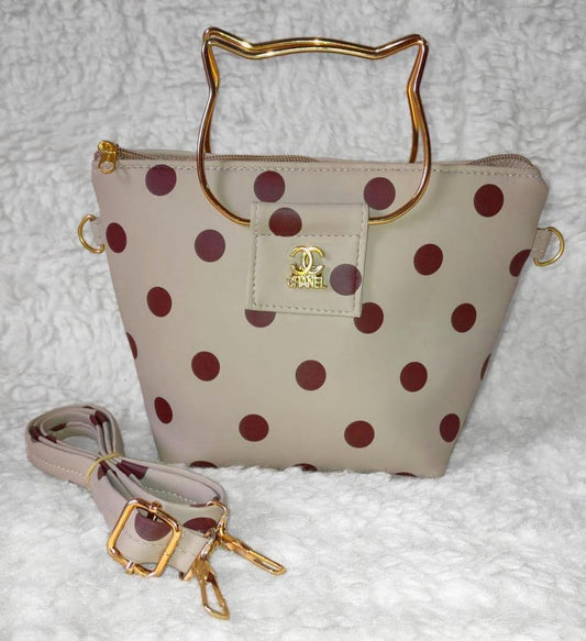 Women's Leather Plain Shoulder Bag