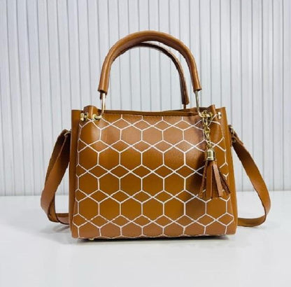 Women's PU Leather Printed Shoulder Bag