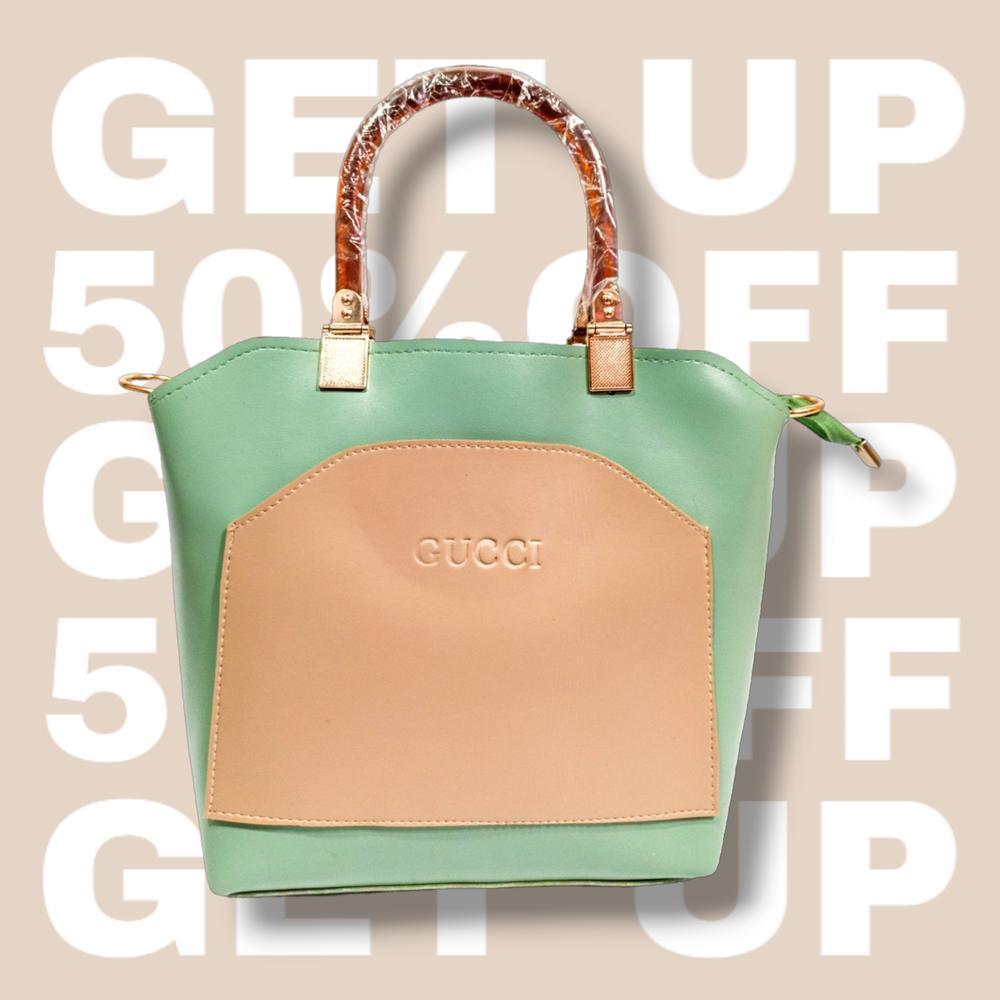 Women's PU Leather Plain Handbag